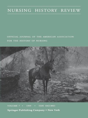 cover image of Nursing History Review, Volume 7, 1999